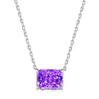 [LUXE]Luxurious Square Shape Colorful Necalack