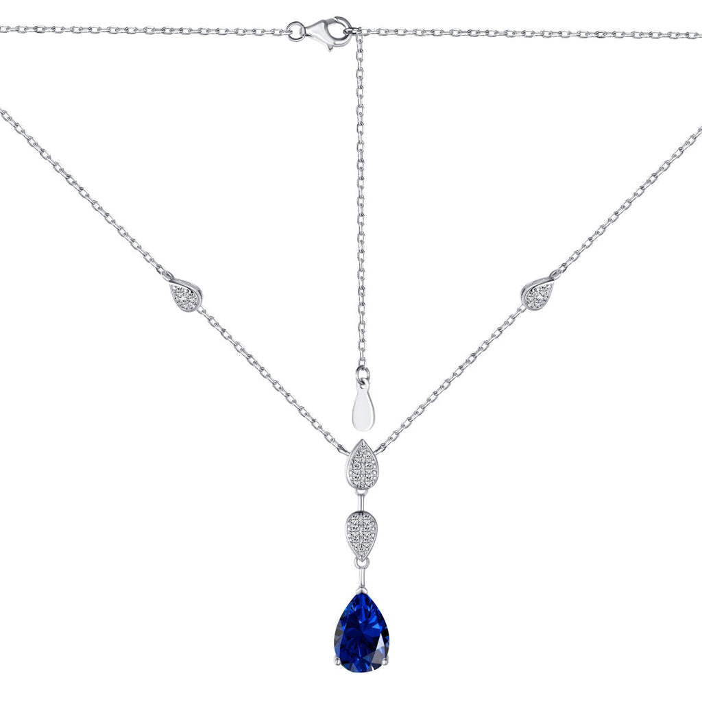 [LUXE]Dazzling Pear Cut Necklace