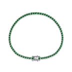 [LUXE]Dazzling Colorful Round Cut Daily Bracelet
