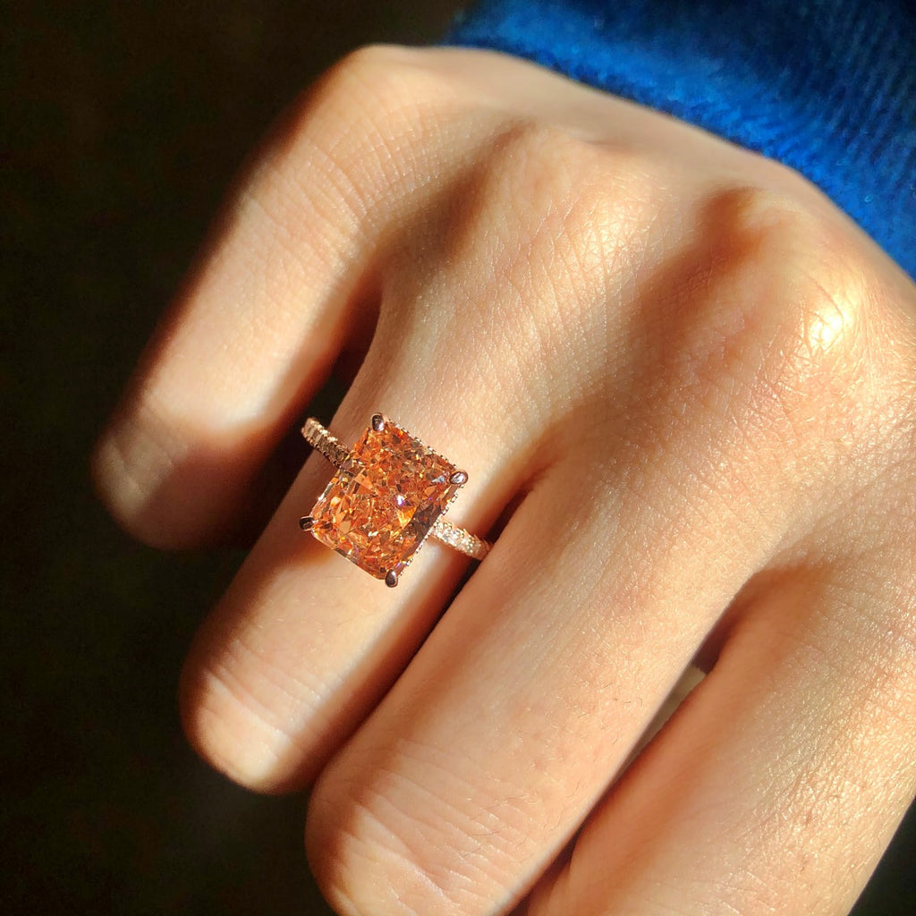 [LUXE] Bague de fiançailles luxueuse de 4,0 carats