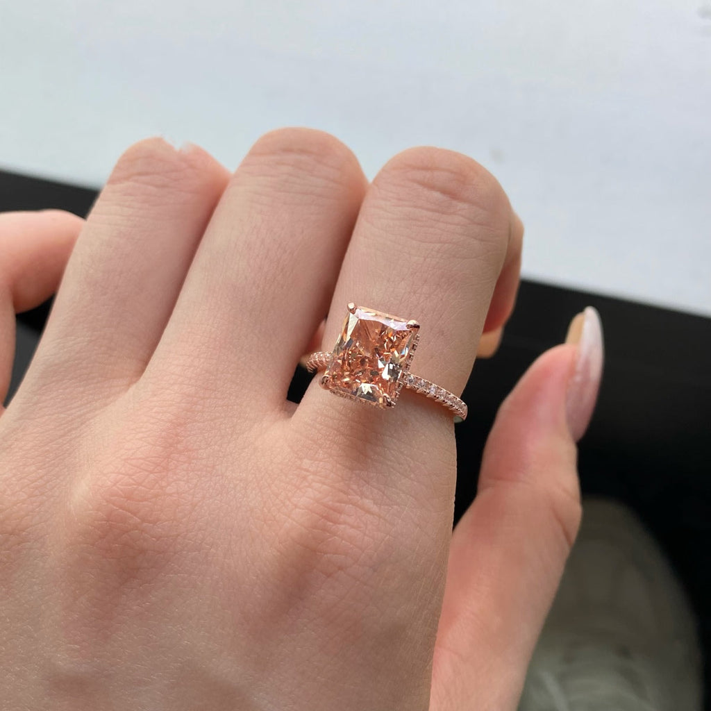 [LUXE] Bague de fiançailles luxueuse de 4,0 carats