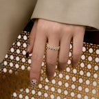 [LUXE]Delicate Enchanting Wave Shape Daily Ring