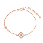 [LUXE]Delicate Four Leaf Clover Bracelet