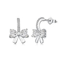[LUXE]Exquisite Earrings With Heart-Shaped Bow Design