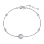 [LUXE]Dazzling Round Cut Shape Bracelet