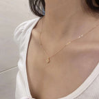 [LUXE]Delicate Flower Shape Necklace