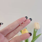 [LUXE]Sparkling Colorful Round Shape Earrings