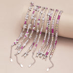 [LUXE]Delicate Colorful Rainbow Tennis Chain