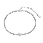 [LUXE]0.5 Carat Elegant Romantic Heart Shape Lover Bracelet