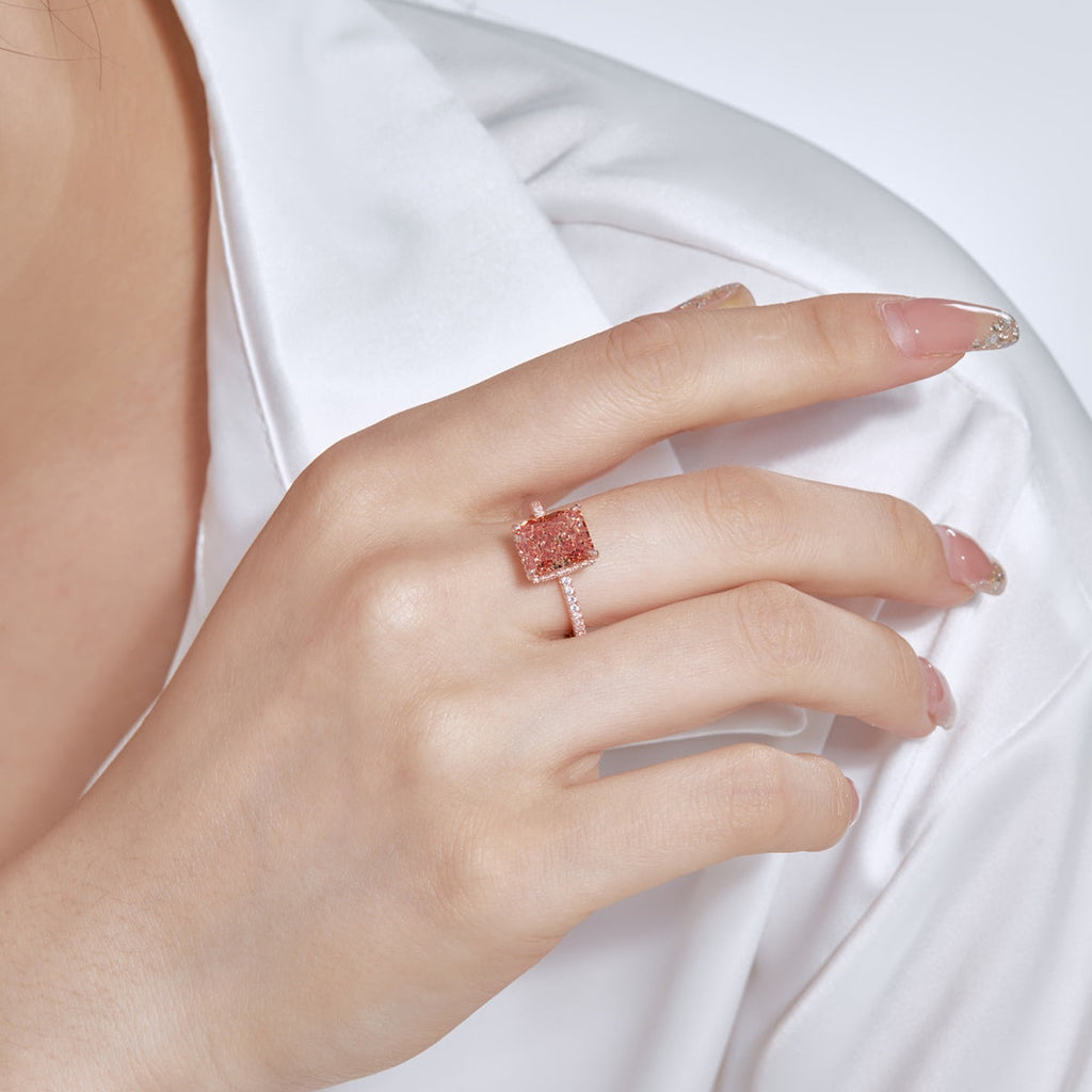 [LUXE] Bague de fiançailles luxueuse de 4,0 carats
