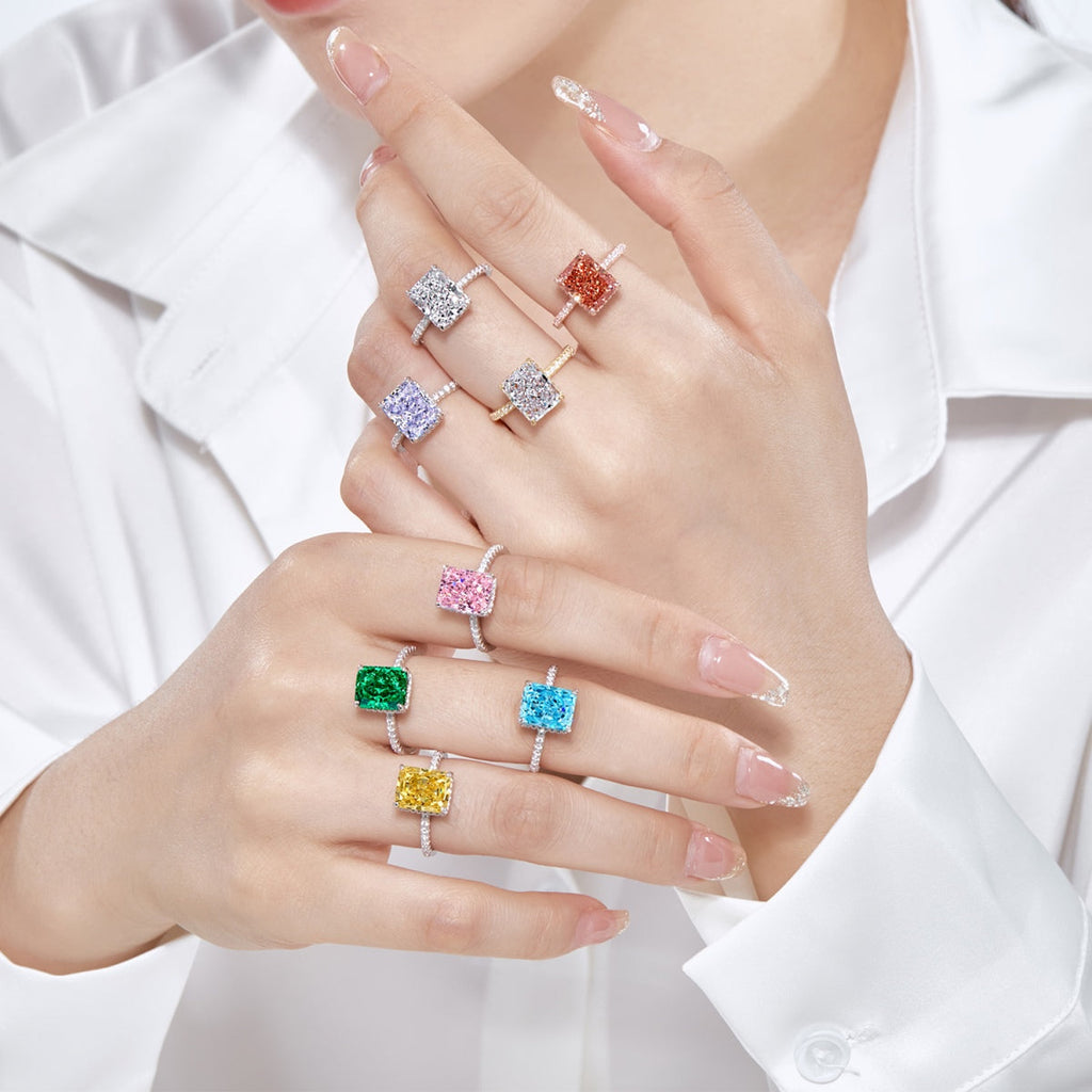 [LUXE] Bague de fiançailles luxueuse de 4,0 carats