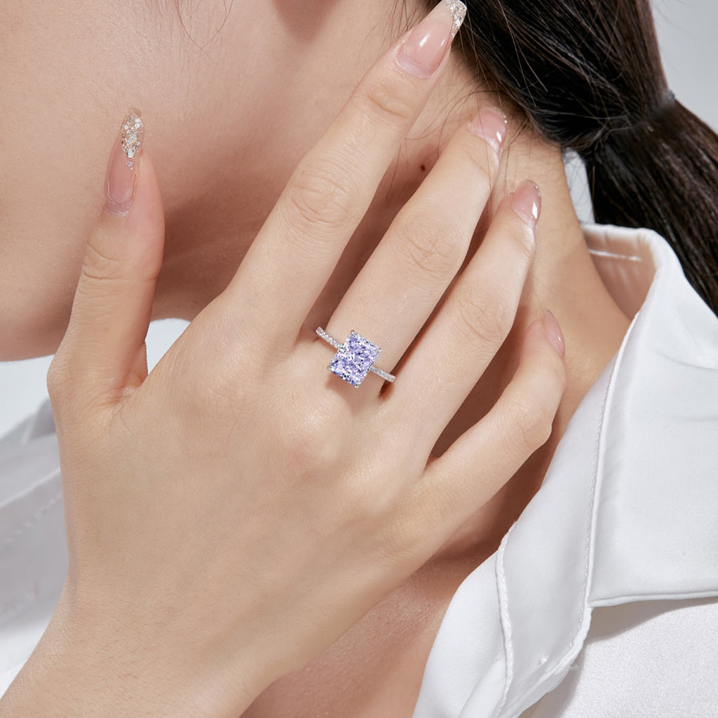 [LUXE] Bague de fiançailles luxueuse de 4,0 carats