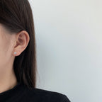 [LUXE]Sparkling Colorful Round Shape Earrings