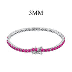 [LUXE]Radiant Colorful Round Cut Party Bracelet