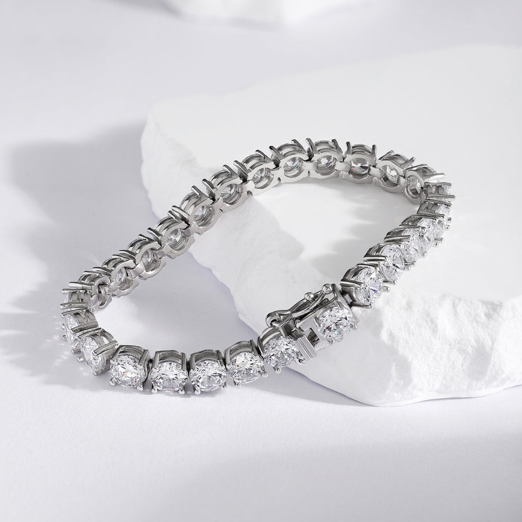 [LUXE]0.75 Carat Dazzling Round Cut Wedding Bracelet