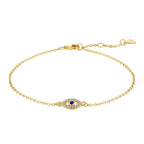 [LUXE]Evil Eye Shape Necklace