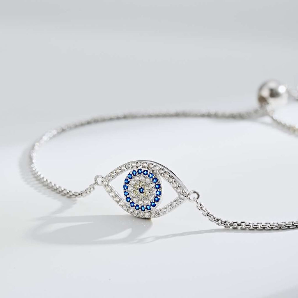 [LUXE]Dazzling Eye Shape Necklace