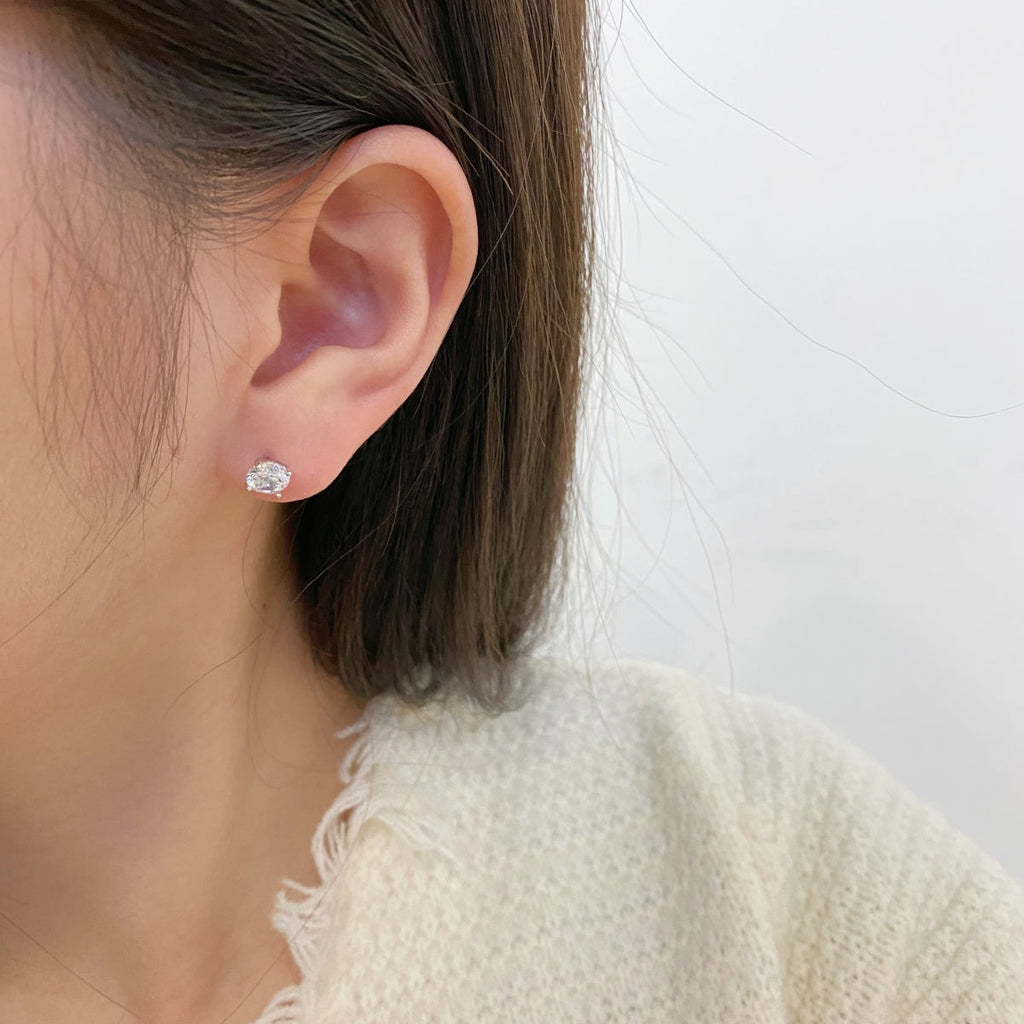 [LUXE]ユニークなラウンドシェイプのイヤリング