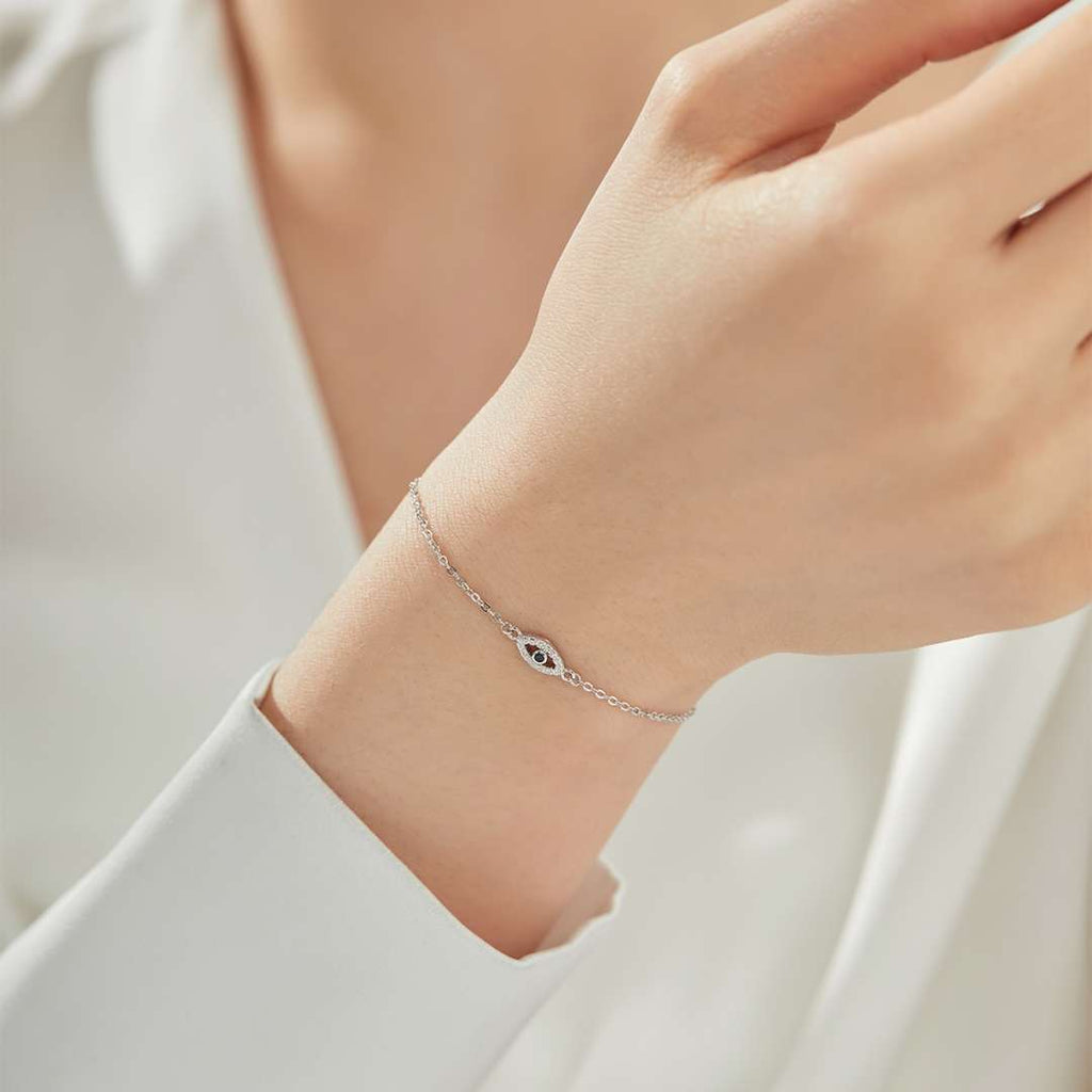 [LUXE]Evil Eye Shape Necklace