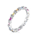[LUXE] Charmante bague quotidienne colorée à coupe ronde