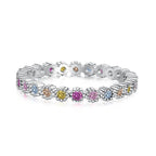 [LUXE] Bague de fête exquise et colorée à coupe ronde