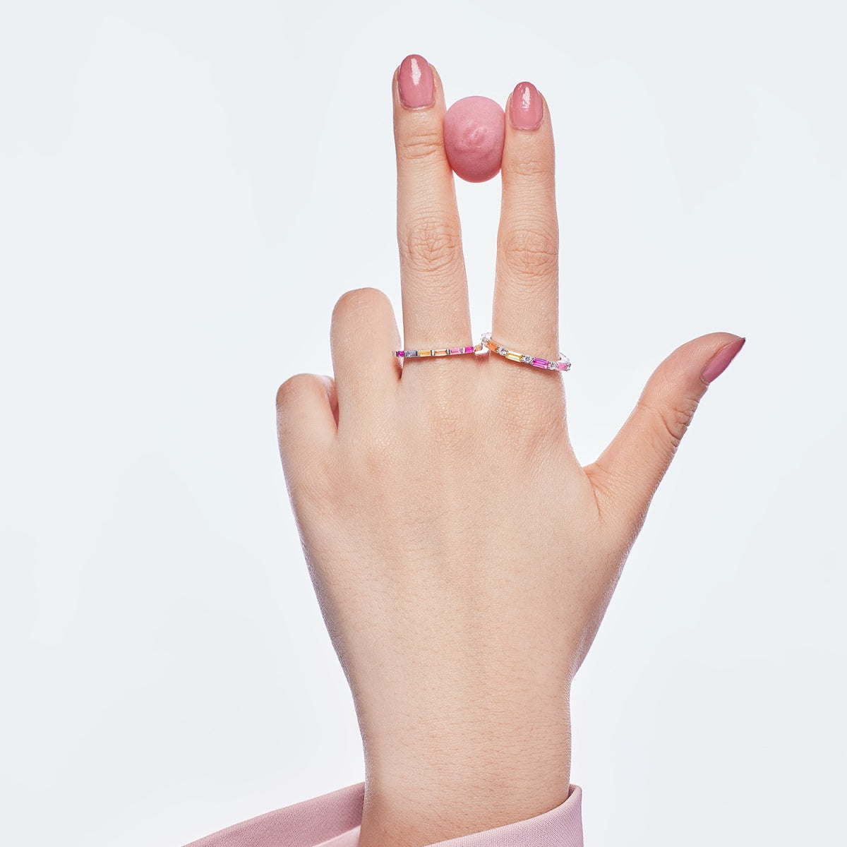 [LUXE] Bague quotidienne élégante à coupe radieuse Lively In Shades