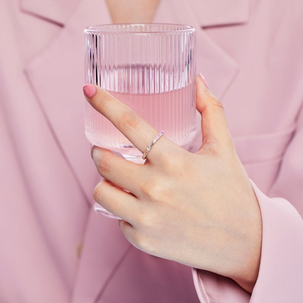 [LUXE] Bague quotidienne élégante à coupe radieuse Lively In Shades