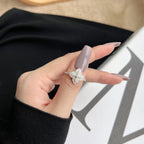 [LUXE]Luxurious Colorful Flower Shape Banquet Ring