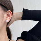 [LUXE]Dazzling Heart Shape Lover Earrings