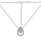 [LUXE]Sparkling Pear Cut Necklace