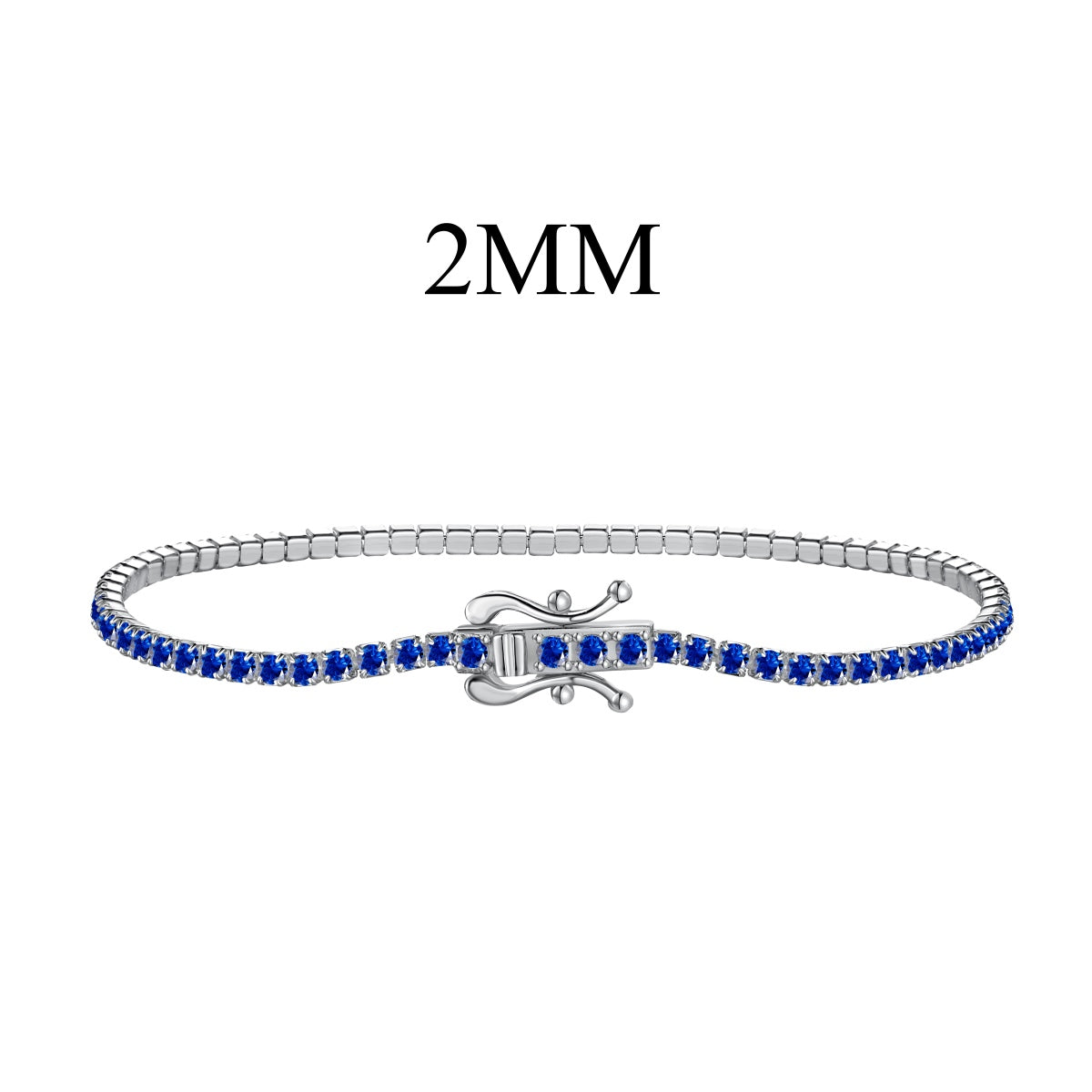 [LUXE]Radiant Colorful Round Cut Party Bracelet