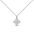 [LUXE]Heart-Shaped Four-Leaf Clover Bead Necklace
