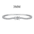 [LUXE]Dainty Charming Round Cut Tennis Bracelet