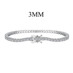 [LUXE]Dainty Charming Round Cut Tennis Bracelet