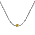 [LUXE]1.0 Carat Shining Oval Cut Necklace