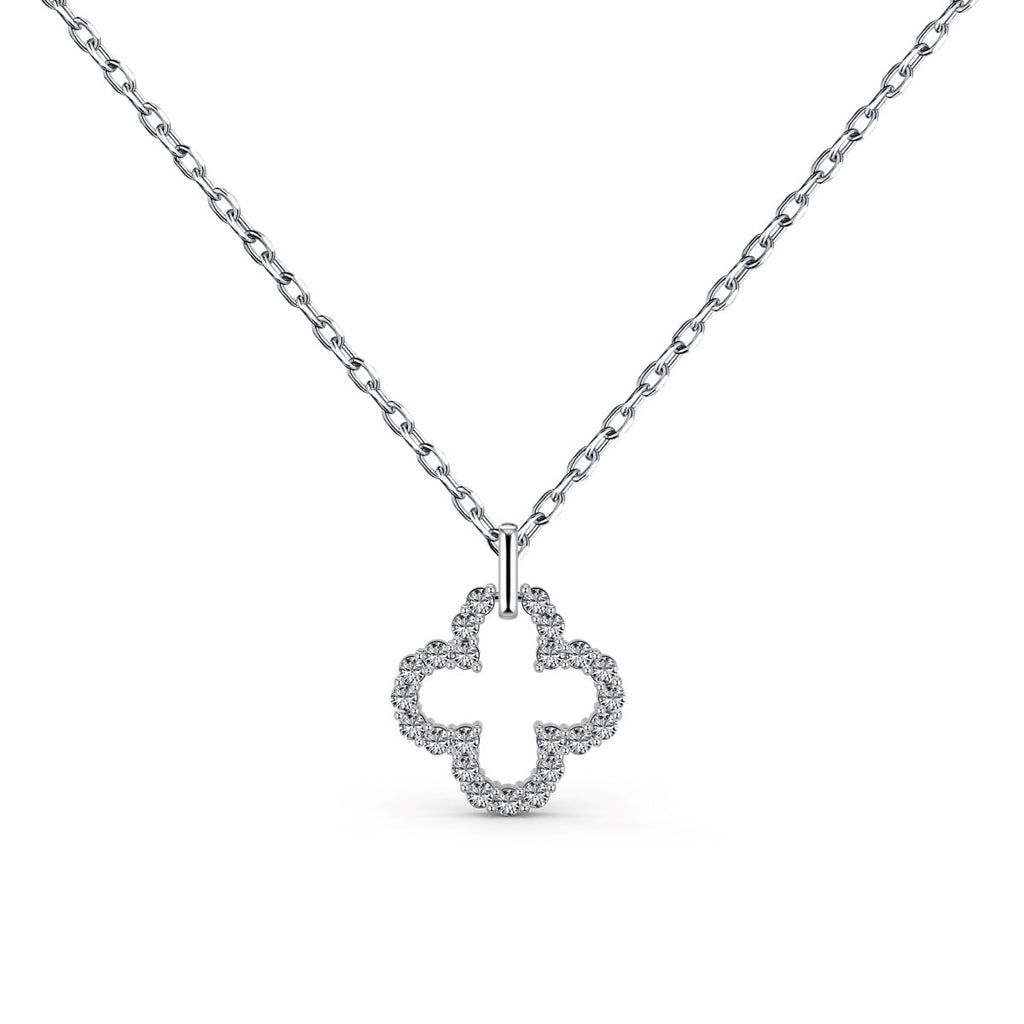 [LUXE]Four-Leaf Clover Hollow Design Exquisite Necklace