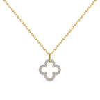 [LUXE]Four-Leaf Clover Hollow Design Exquisite Necklace