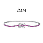 [LUXE]Radiant Colorful Round Cut Party Bracelet