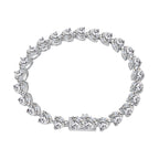[LUXE]0.75 Carat Elegant Romantic Heart Shape Lover Bracelet