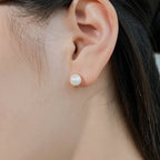 [LUXE]Delicate Pearl Earrings