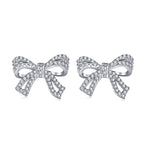 [LUXE]Dainty Bow Shape Earrings