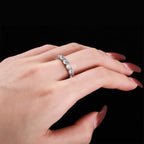 [LUXE] Bague de tennis ronde Eternity à coupe ronde