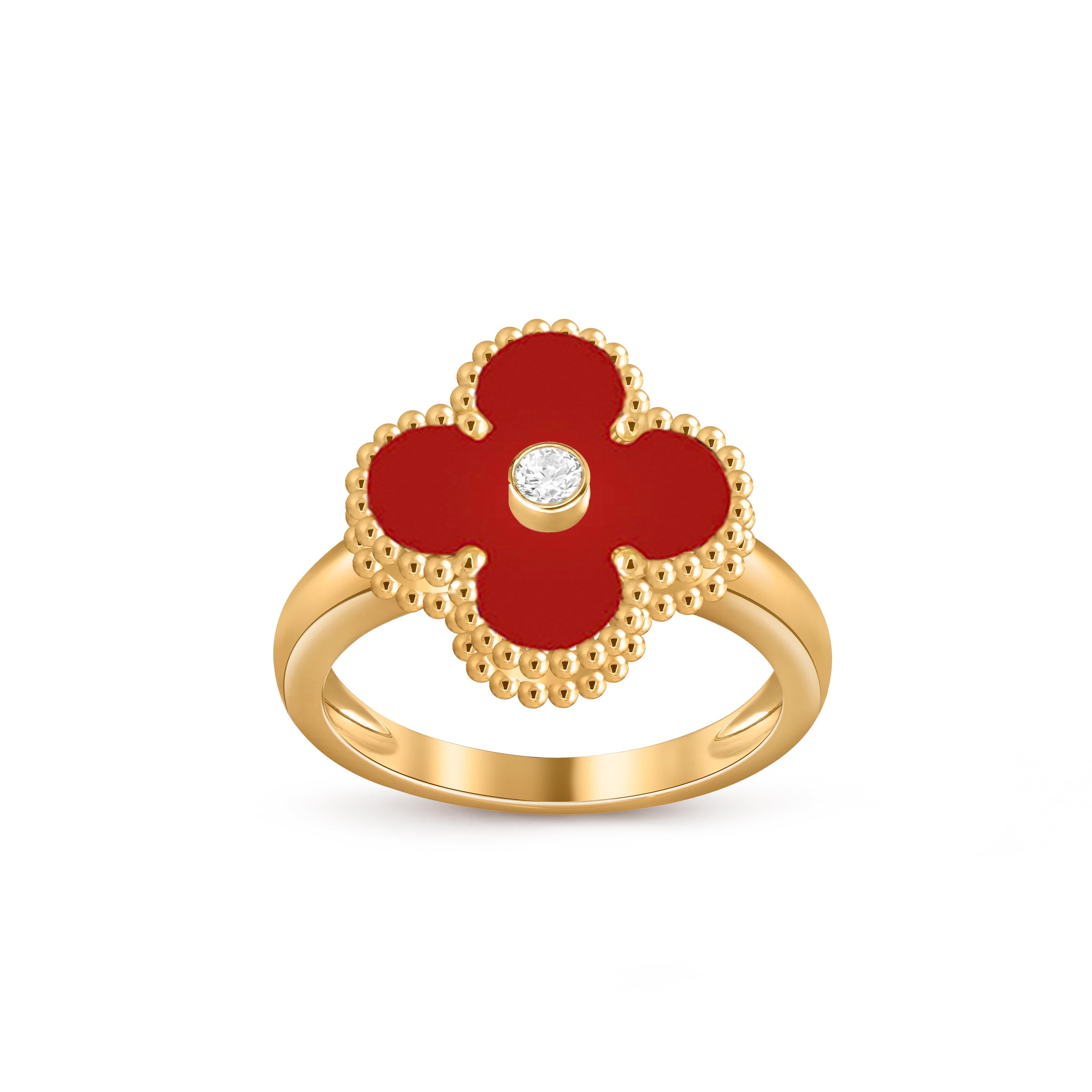 [Luxe]CLOVER DIAMOND RING GOLD COLLECTION