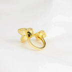 [LUXE JEWELRY]LUCKY BETWEEN THE FINGER RING