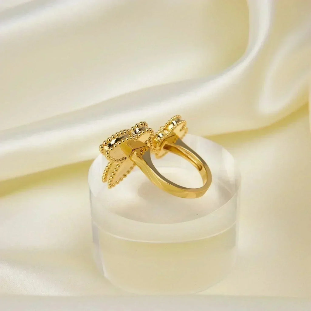 [LUXE JEWELRY]LUCKY BETWEEN THE FINGER RING