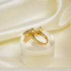 [LUXE JEWELRY]LUCKY BETWEEN THE FINGER RING