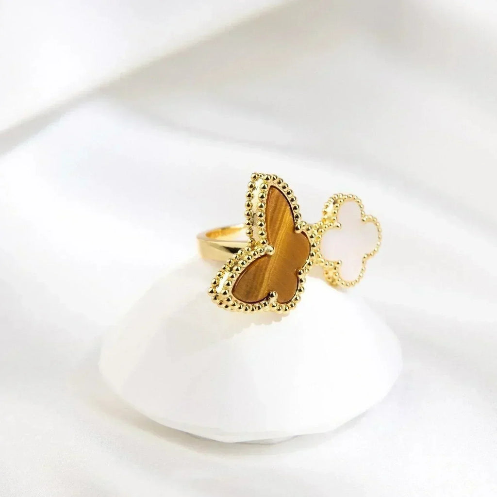 [LUXE JEWELRY]LUCKY BETWEEN THE FINGER RING