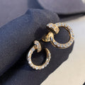 [Luxe]JUSTE EARRINGS GOLD DIAMONDS