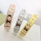 [LUXE JEWELRY]CLOVER BRACELET 8MM DIAMONDS