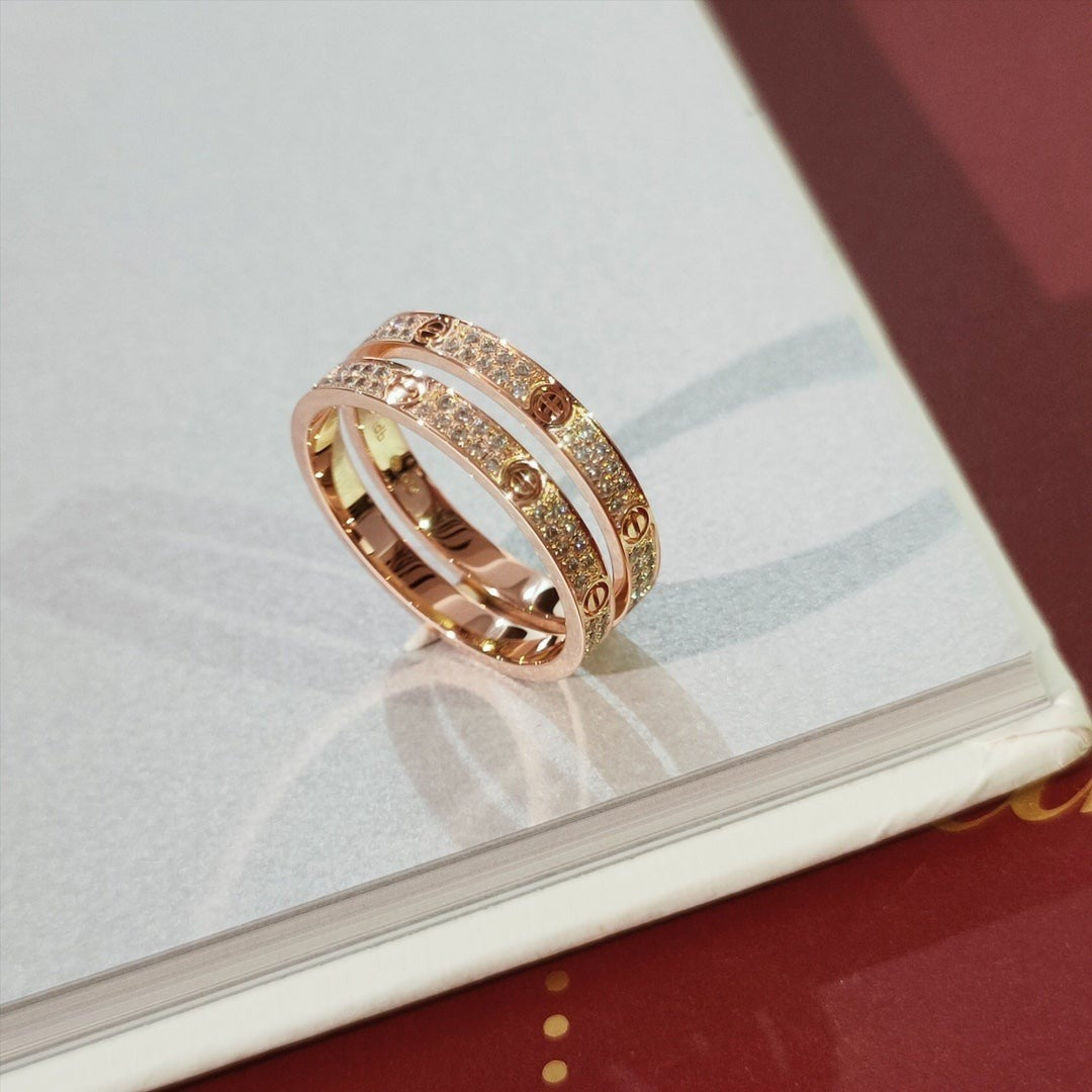 [LUXE JEWELRY] LOVE RING 2.65MM DIAMOND